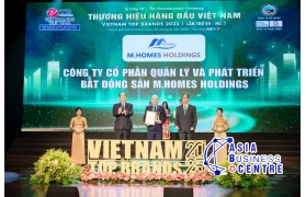 M.Homes Holdings được vinh danh Top 03 Công ty Quản lý Bất động sản tốt nhất Việt Nam